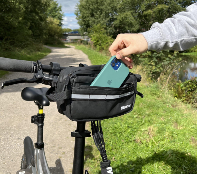 MiRider Handlebar Bag in Black -2